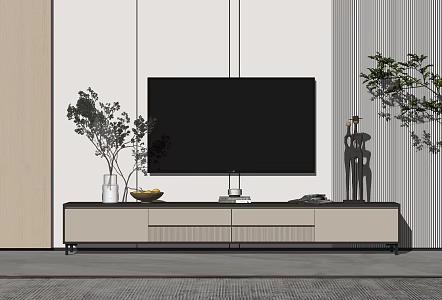 Modern TV Cabinet Fashion TV Cabinet 3d model