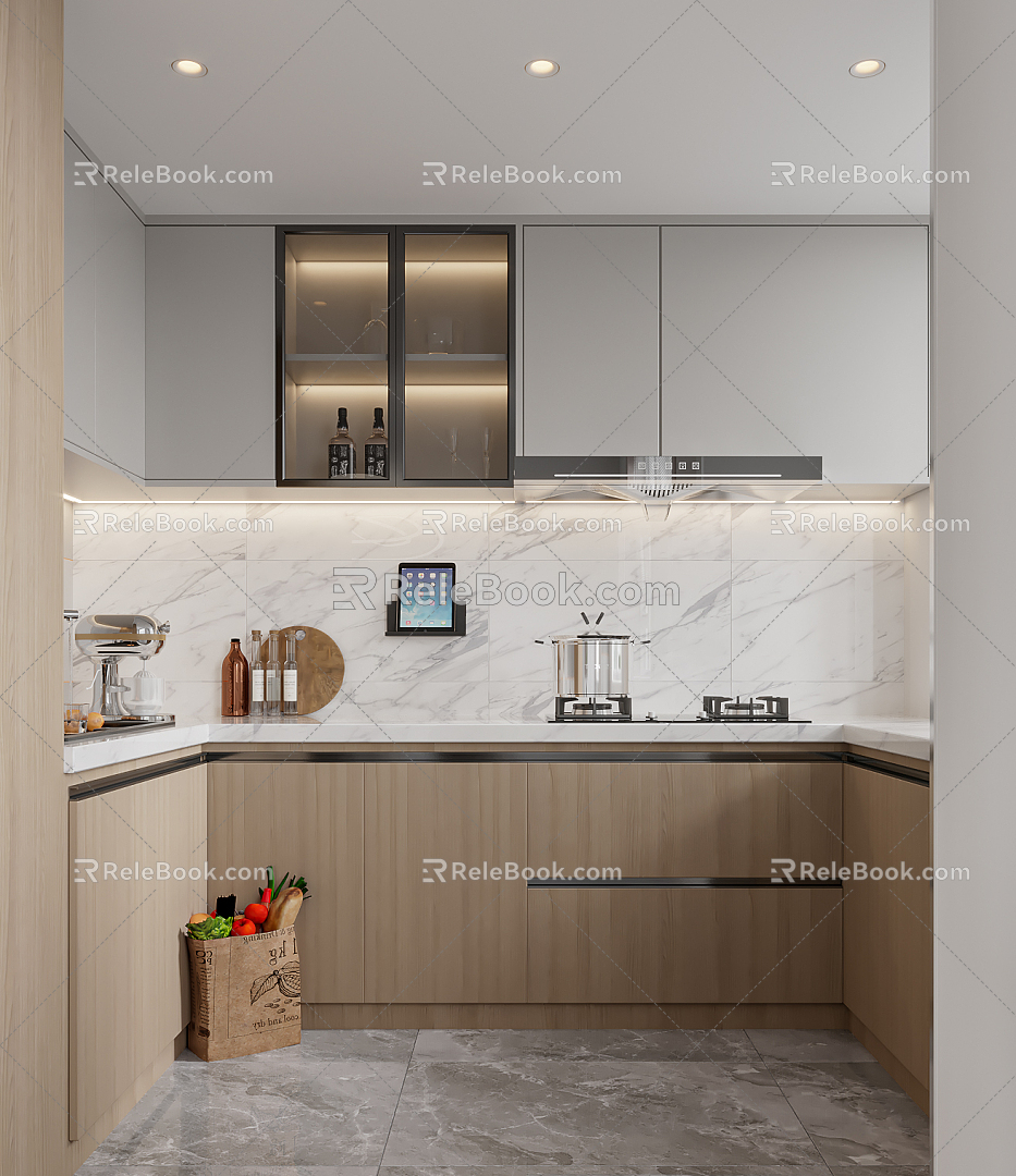 Modern Kitchen 3d model