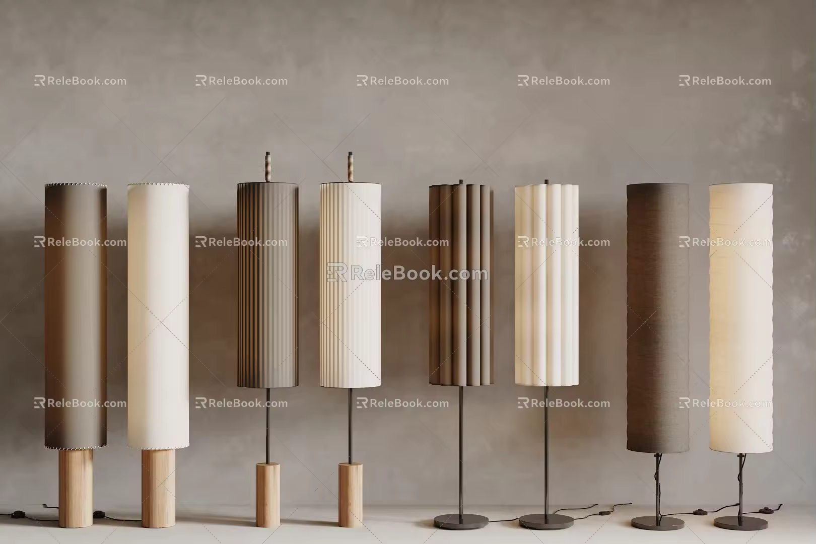 Modern floor lamp 3d model