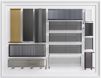 Modern radiator 3d model