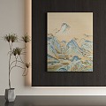 New Chinese Decorative Painting 3d model