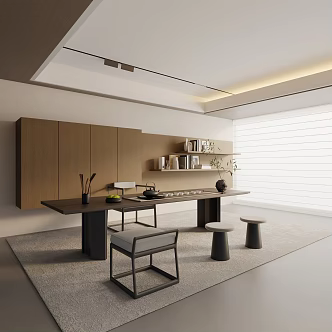 Modern Tea Room 3d model