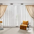Modern Curtains 3d model