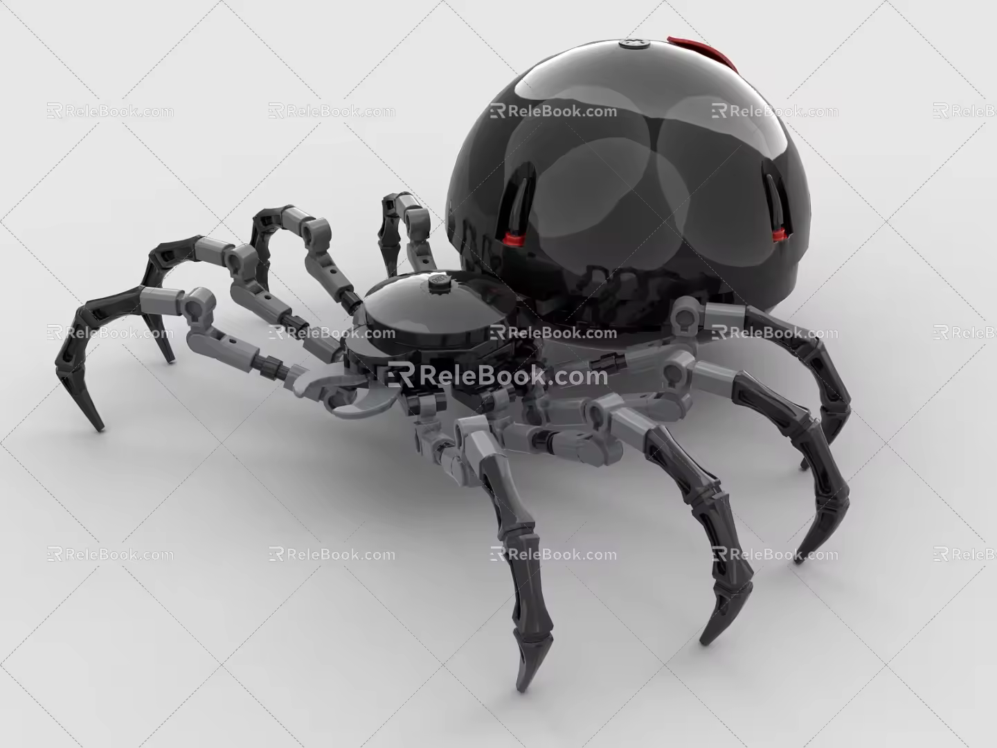 LEGO toy building blocks spider insect 3d model