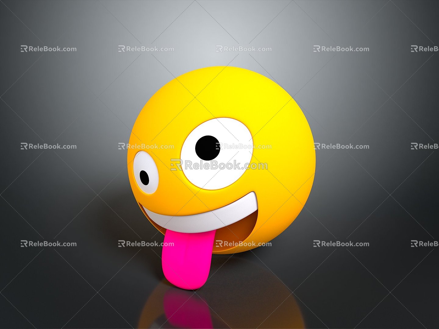 Expression package WeChat expression package cartoon expression cartoon face emoticon Yan text 3d model