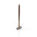 Durable Hammer With Wooden Handle And Metal Head As Construction Equipment