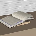 Books 3d model