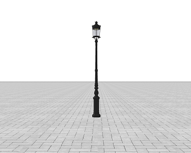 Jane European Street Light Street Light Outdoor Light Lamps 3d model