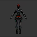 Mechanical Armored Sci Fi Character With Detailed Biological Design 3D Model Render 3d model