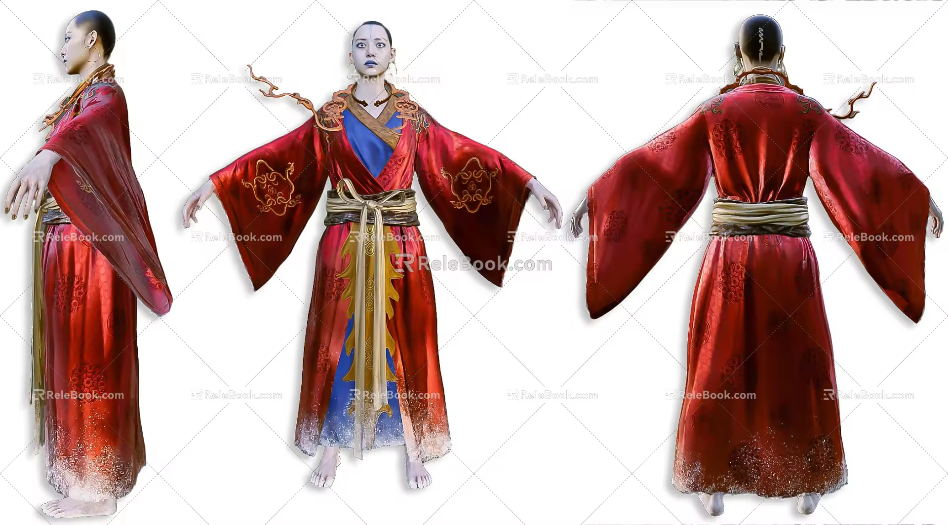 Modern Black Myth Kang Jin Xing Jun Kang Jin Xing Jun Virtual Character Black Myth Wukong Character Animation Game Virtual Character Kang Jin Xing Jun 3d model