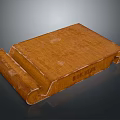 Bamboo Wooden Tray With Curved Edges And Rectangular Shape For Daily Use