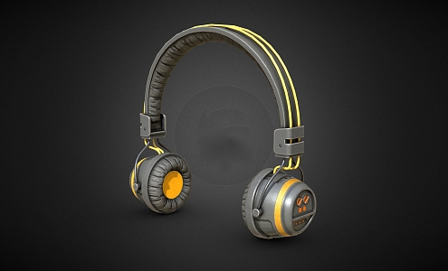 Headphones Wireless Headphones 3d model