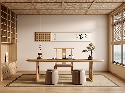 New Chinese Tea Room 3d model