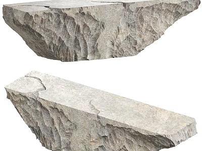 SheerDecor Stone Reception Desk 3d model