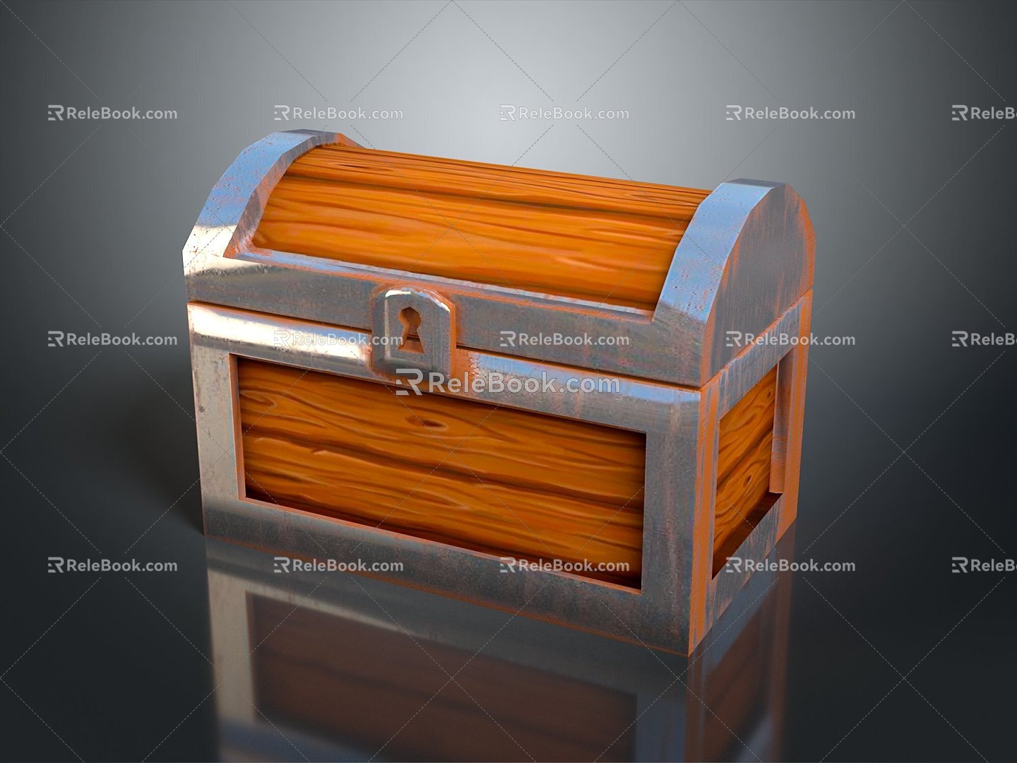 Cartoon Chest Treasure Chest Treasure Chest Jewelry Chest Cashbox Wooden Chest Game Chest Treasure Chest Pirate Chest 3d model