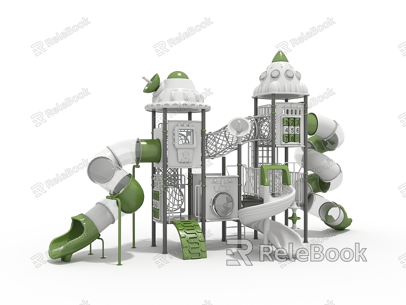 Modern slide large toy model