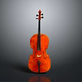 Violin Violin Cartoon Violin Animation Violin Instrument String Western Instrument 3d model
