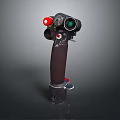 Modern operating bar aircraft joystick game machine operating bar arcade operating bar 3d model