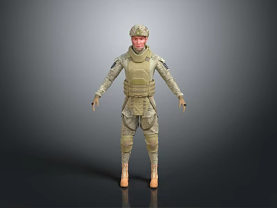 Special Forces Special Forces Special Army Special Warriors Rapid Reaction Force Soldiers Warriors 3d model