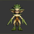 Elf Tree Demon Tree Monster Tree Man Tree Elf Monster Alien Monster 3d model