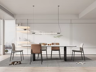 Modern Restaurant 3d model