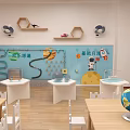 Modern Science Classroom 3d model