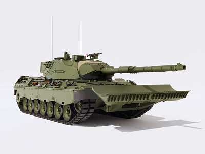 Leopard 1A5 tank 3d model