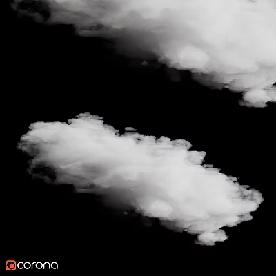 Cloud Shaped Garden Decor Piece On Black Background For Outdoor Decoration 3d model Cloud Shaped Garden Decor Piece On Black Background For Outdoor Decoration 3d model