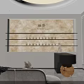 Modern Elegant Beauty Salon Reception Interior With Product Display Shelves And Cozy Lounge Area