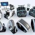 Futuristic Tech Inspired Seating Designs Featuring Modern Innovative Structures And Sleek Lines