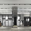 George Vasrir Clothing Storefront With Window Displays And Mannequins