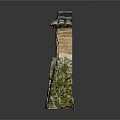 Traditional Chinese Architectural Structures With Tile Roofs And Moss Covered Walls