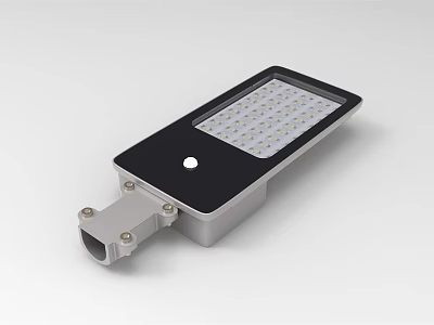 LED Outdoor Light with Rectangular Panel and Sturdy Mounting Bracket for Efficient Outdoor Lighting 3d model