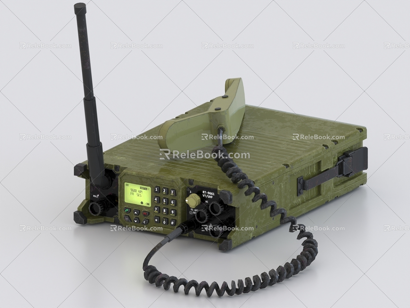 Military Radio Station Radio Equipment 3d model