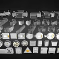 Industrial LOFT Pipe Kit Export 3d model