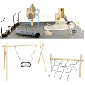 Children's Playground Modern Playground 3d model