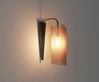 Modern Light Luxury Wall Lamp 3d model