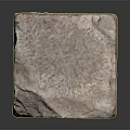 Natural Stone Block With Wooden Texture And Rough Natural Surface For Decor Projects