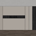 Modern Corporate Image Wall 3d model