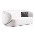 Grado Design Modern Sofa Nordic Sofa Minimalist Sofa Two-Seat Velvet Sofa 3d model