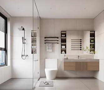 Modern toilet 3d model