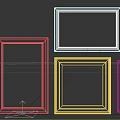 Stained Glass Frames with Various Flower Butterfly Patterns and Decorative Designs