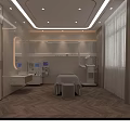 Relaxing SPA Sauna Interior With Massage Bed Equipment Soft Lighting And Modern Decor