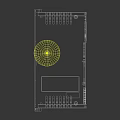 Industrial Equipment Control Panel With Black Casing Interface Ports And Heat Sink Vents