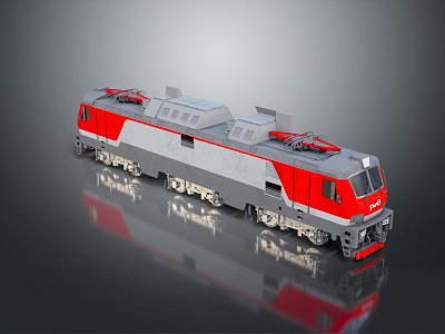 modern train vintage train steam train carriage locomotive head 3d model