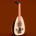 Musical Instruments Loquat Stringed Instruments Guitar Drum Instruments 3d model