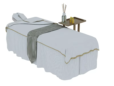 Modern massage bed 3d model