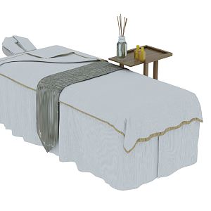 Modern massage bed 3d model