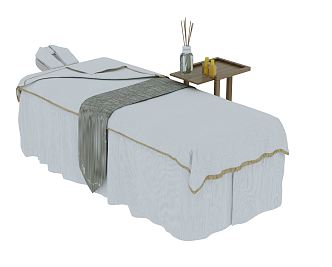 Modern massage bed 3d model