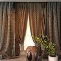 Curtains 3d model